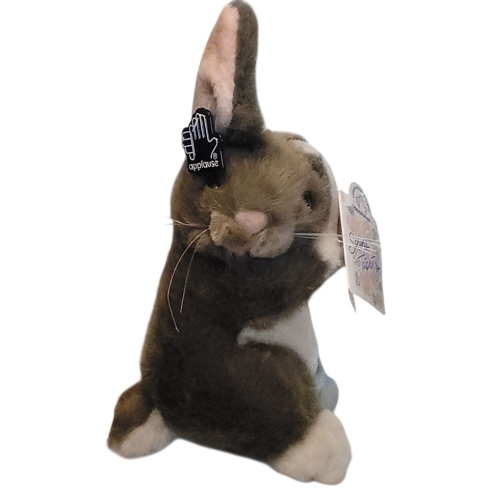 1987 Applause Bunny Rabbits Plush Stuffed Animal Both have tags still (2)